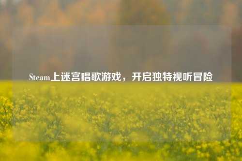 Steam上迷宫唱歌游戏，开启独特视听冒险